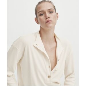 ⭐Brand new Womens Massimo Dutti Cotton Henley sweatshirt- Size Small⭐